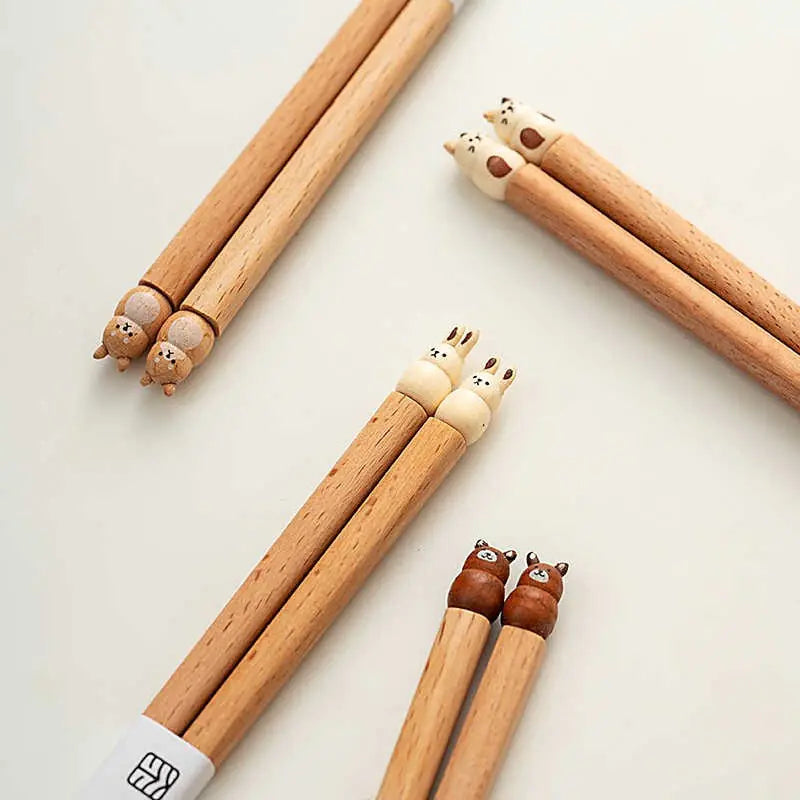 Momosuke – Japanese Wooden Chopsticks, Pet Sculpture Design