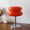 Mochi –  Japandi Style Table Lamp, Minimalist Cushion Glass Design