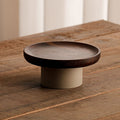 Komori – Japanese Acacia Wood Fruit Tray, Cake Stand with Serving Plate